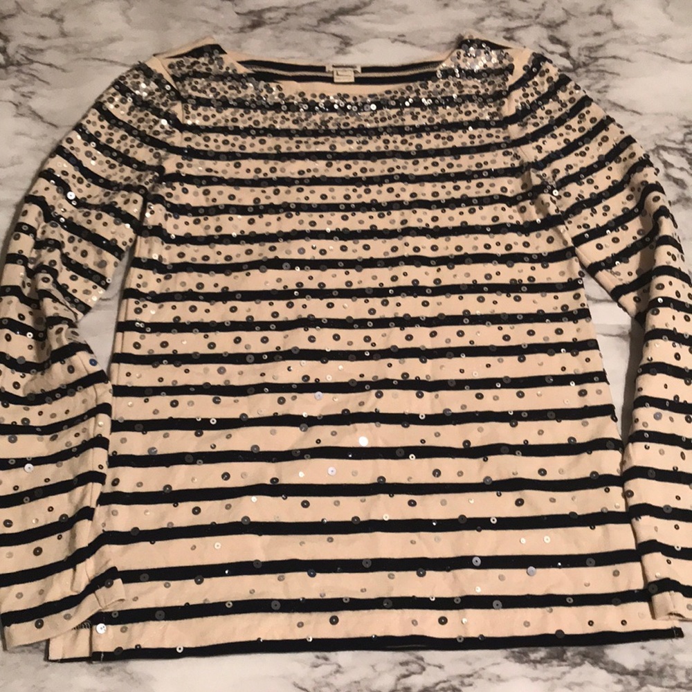 J. Crew sequin top